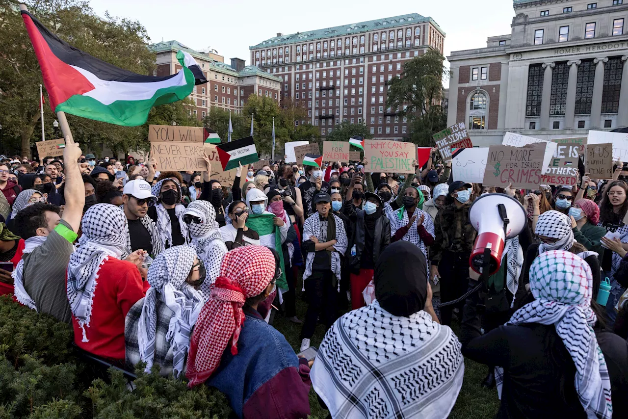 Pro-Palestinian students at Smith College near weeklong building occupation