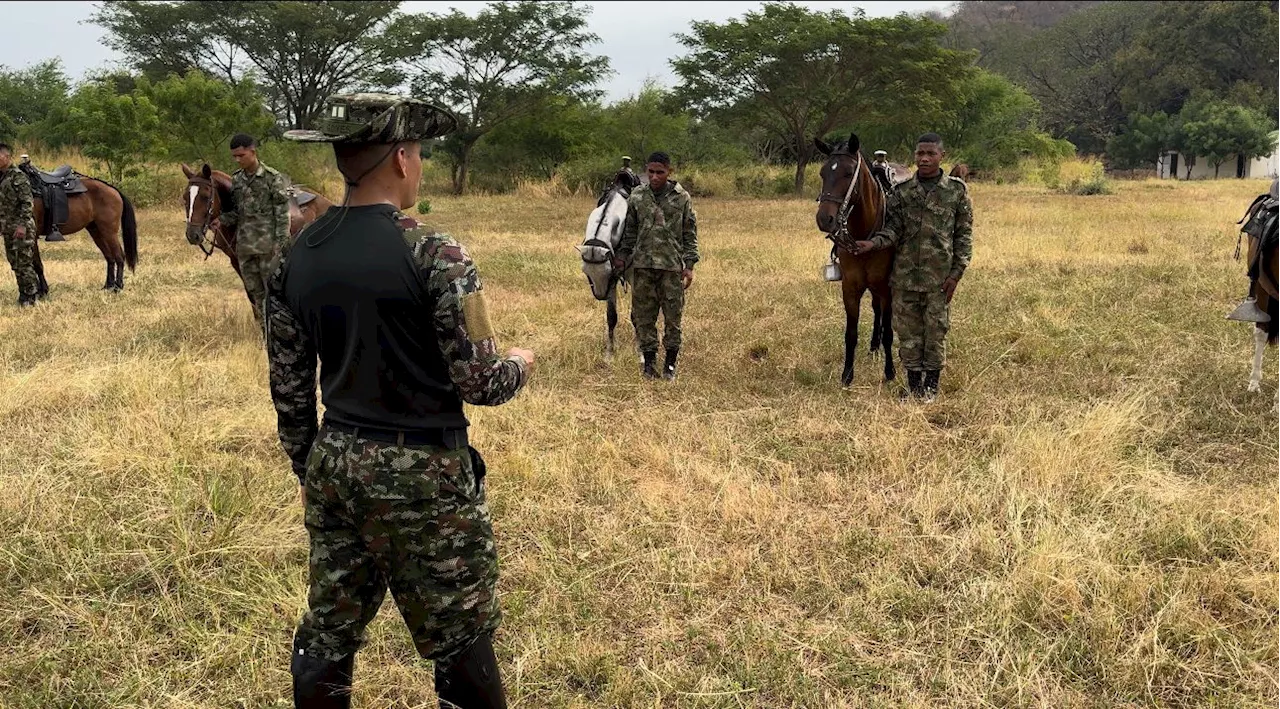 Pelotón de soldados de artillería montada reforzarán la seguridad en el Cesar