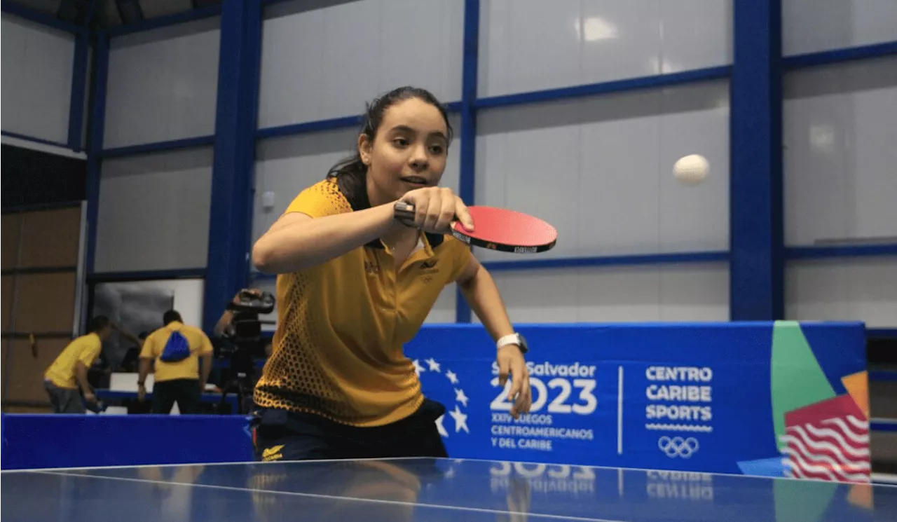 Tenis de mesa, primer examen de Colombia en Bolivarianos de Sucre