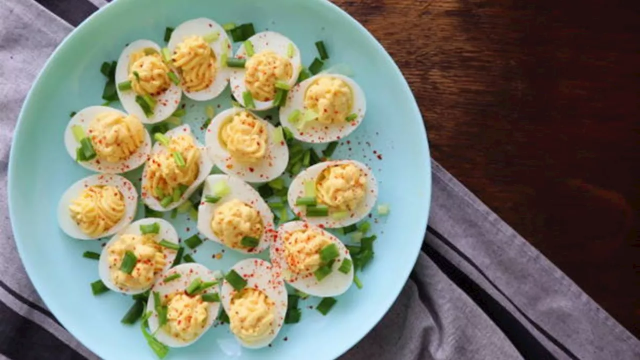 Receta de huevos rellenos de atún