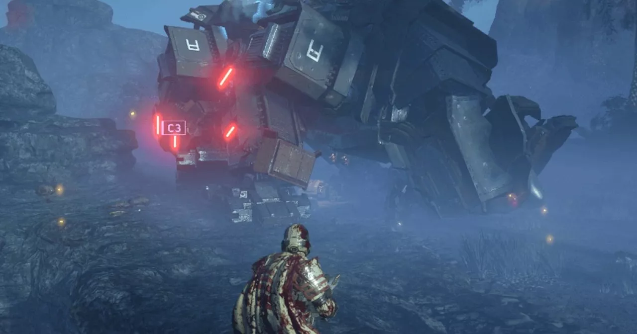 Helldivers 2's new bad weather patch quietly adds huge AT-AT-like deathbots