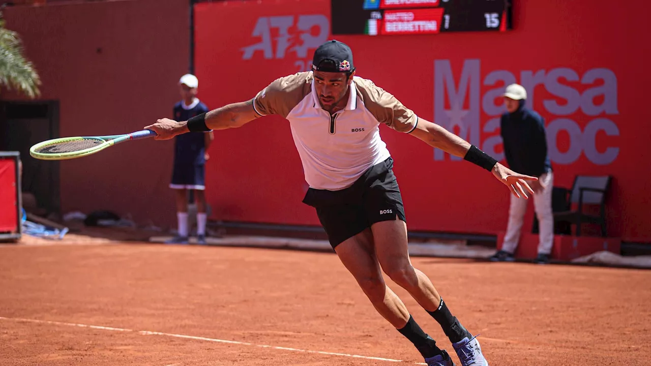  Berrettini, buona la prima sul rosso: è al 2° turno a Marrakech