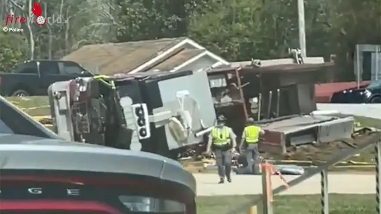 USA: Feuerwehrfahrzeug am Weg zum Einsatz in Unfall verwickelt → 27-jähriger Feuerwehrmann in Clinton tödlich verletzt