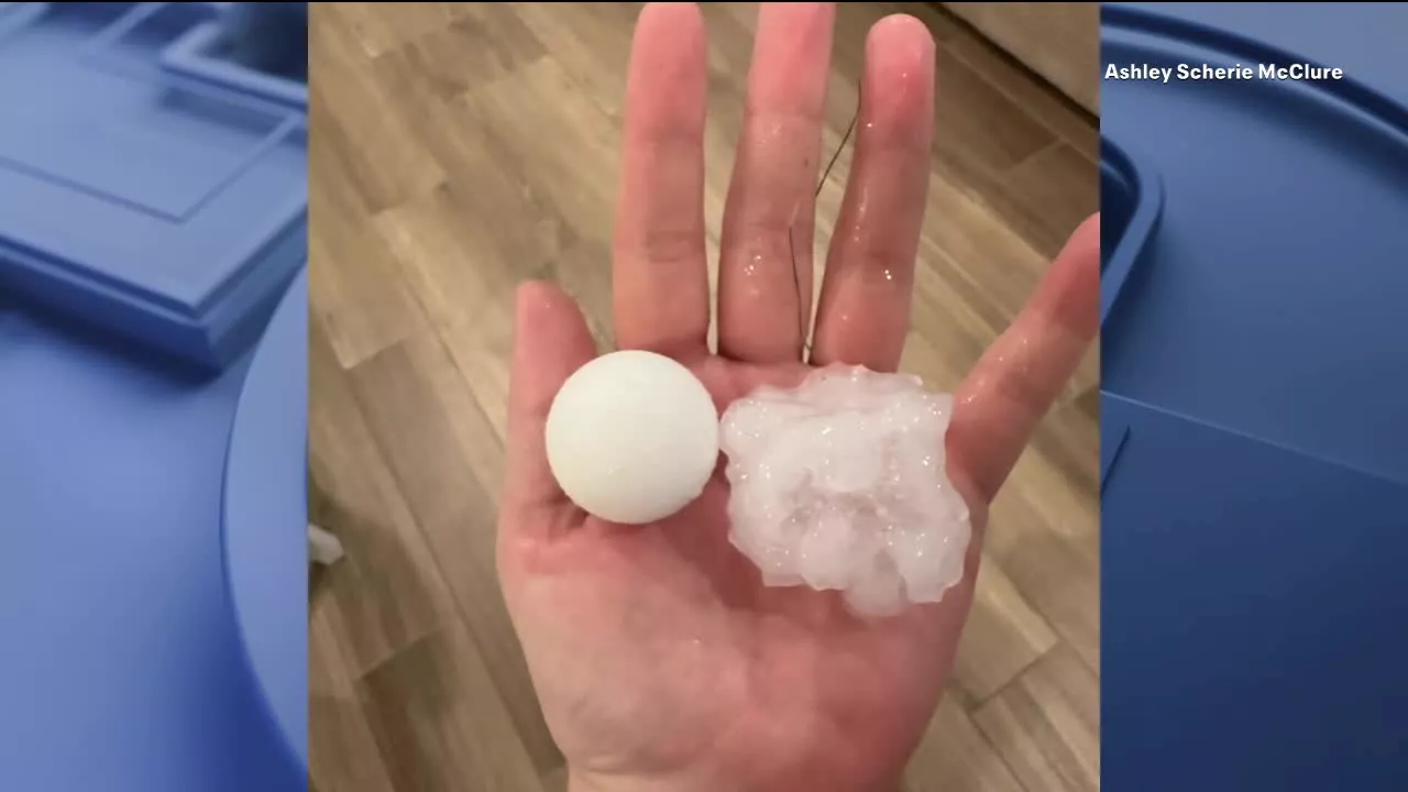 Severe Storms Hit North Texas with Hail and Suspected Tornado