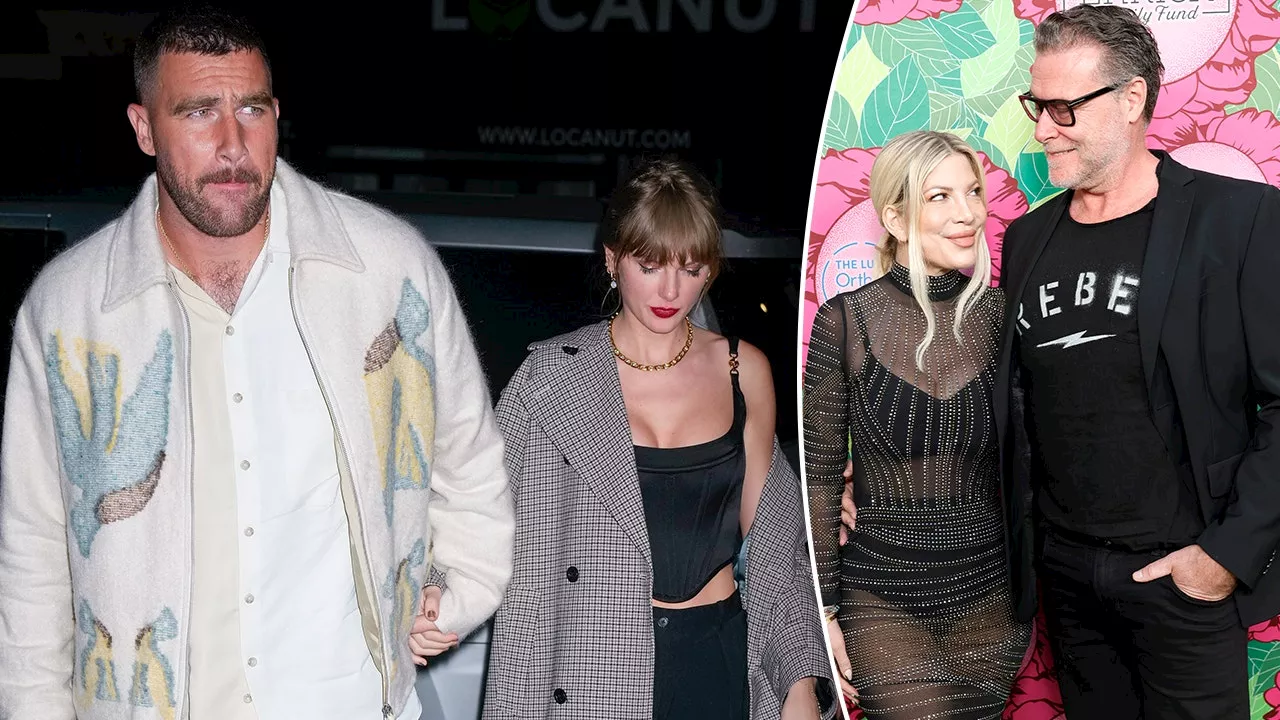 Taylor Swift and Travis Kelce enjoy a romantic getaway, Tori Spelling recalls breaking point in marriage