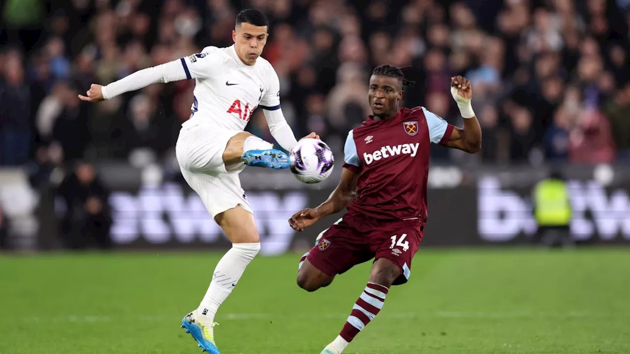 Il Tottenham si ferma sull'1-1 contro il West Ham