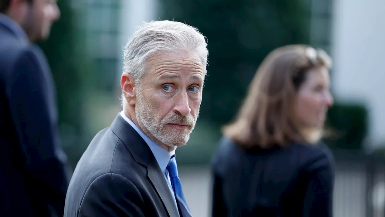 Jon Stewart criticizes Apple for not allowing interviews on AI and FTC Chair