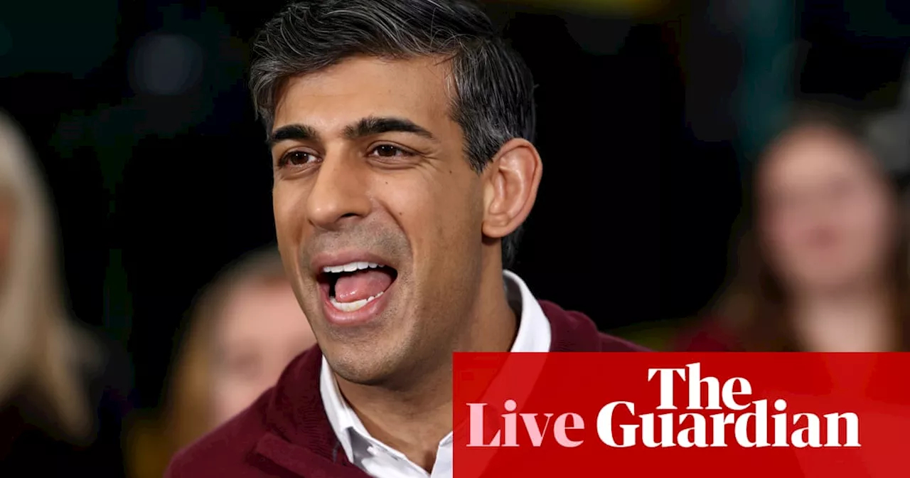 Rishi Sunak promotes Tories’ rollout of 15 hours’ free childcare for two-year-olds