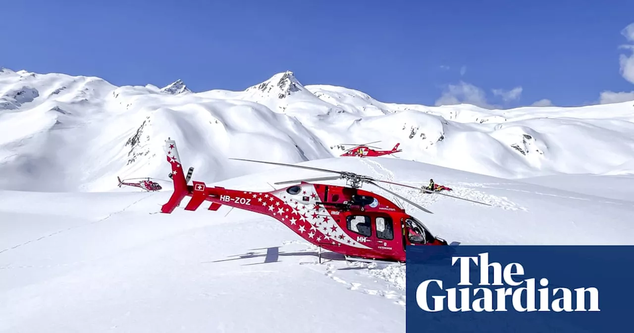 Three killed after helicopter crashes in Swiss Alps