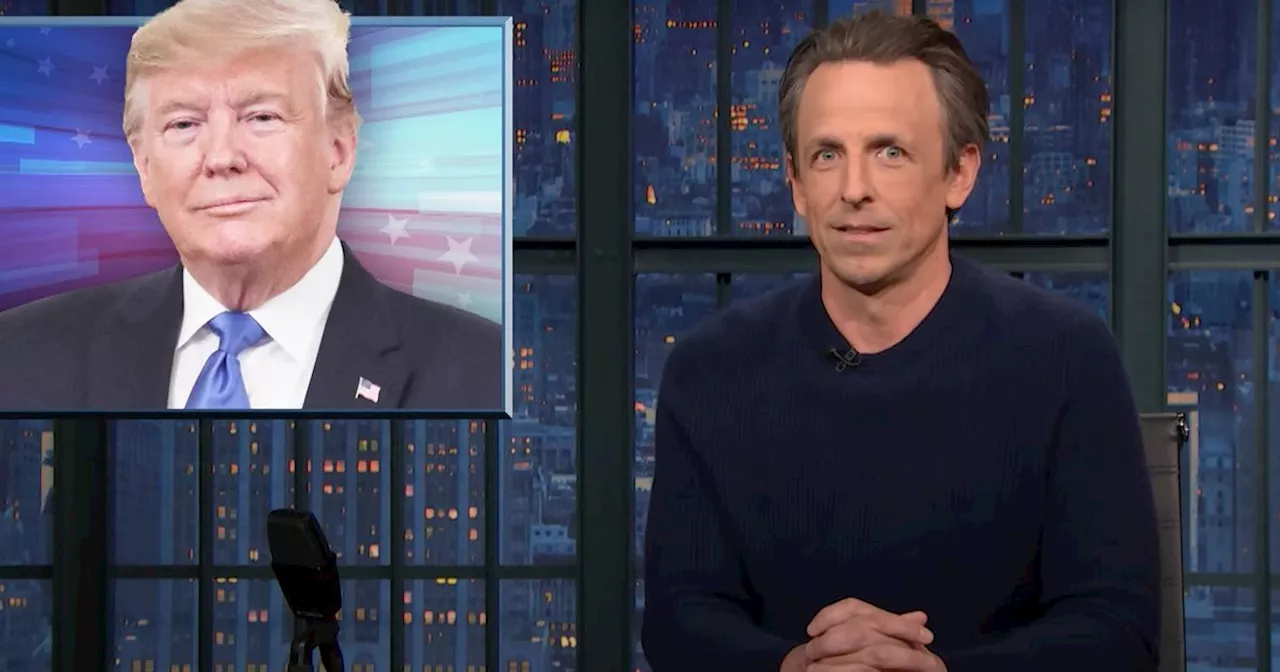 Seth Meyers Says This Trump Rant Might Be 'The Most Deranged Thing' He's Posted