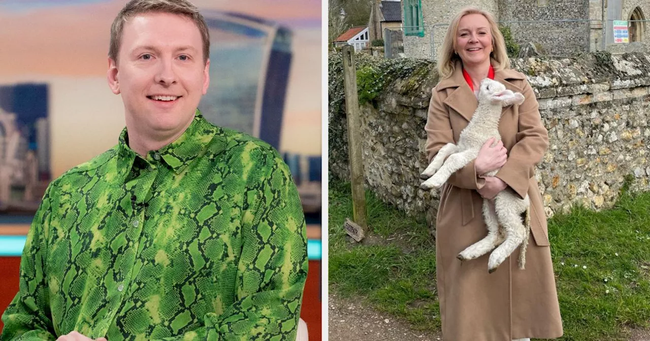 Joe Lycett Puts His Unique Spin On Liz Truss' Bizarre Easter Photo And It's Brilliant