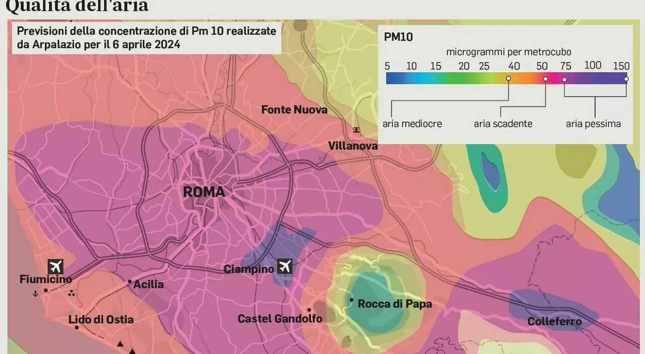 Polveri del Sahara a Roma, troppa sabbia nell'aria: bimbi e anziani a rischio. I consigli