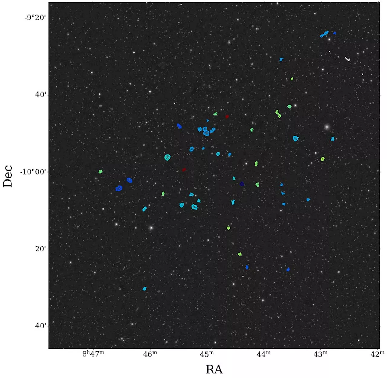 MeerKAT discovers 49 new galaxies in just two hours