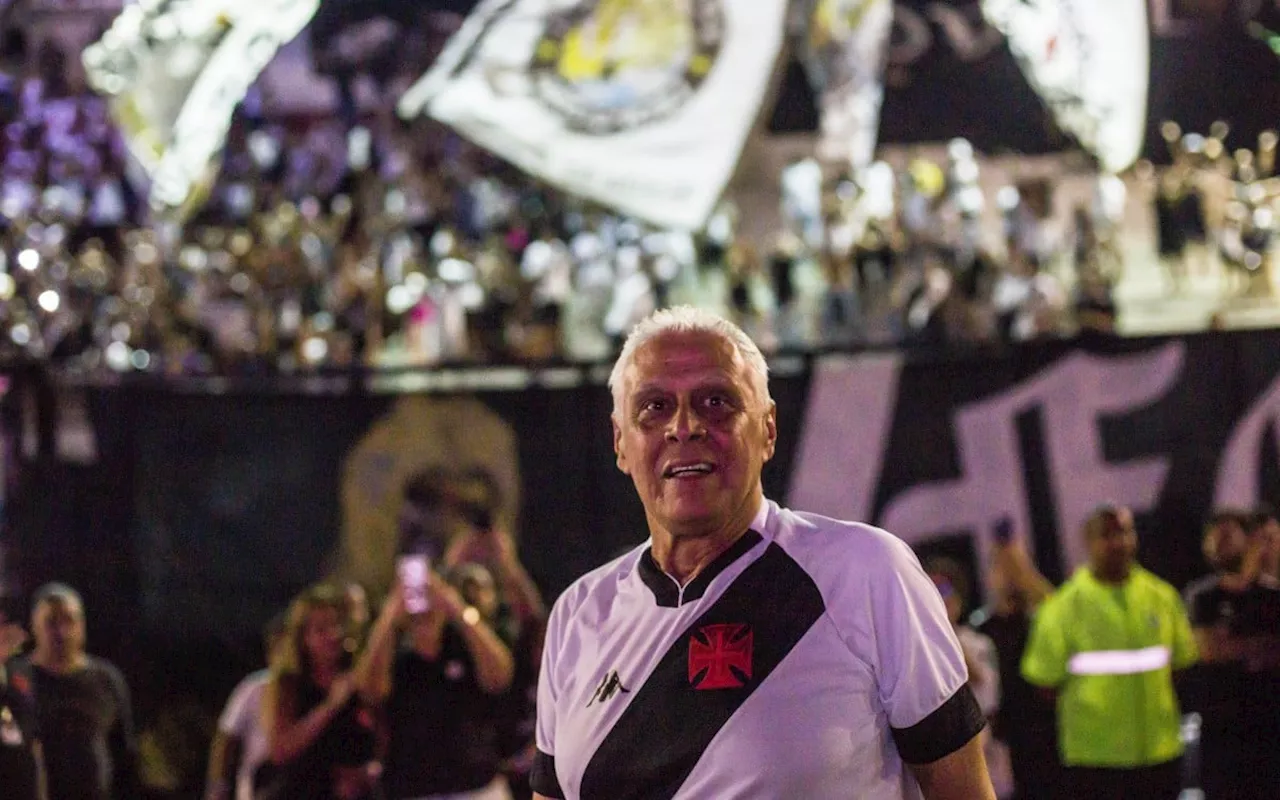 Vasco prepara homenagem para Roberto Dinamite na estreia do Brasileirão