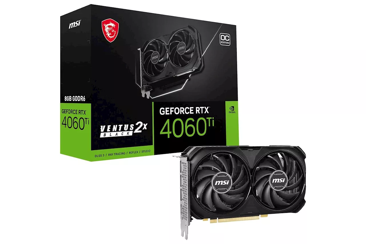 Amazon brade le prix de la carte graphique MSI GeForce RTX 4060 Ti pour une durée limitée