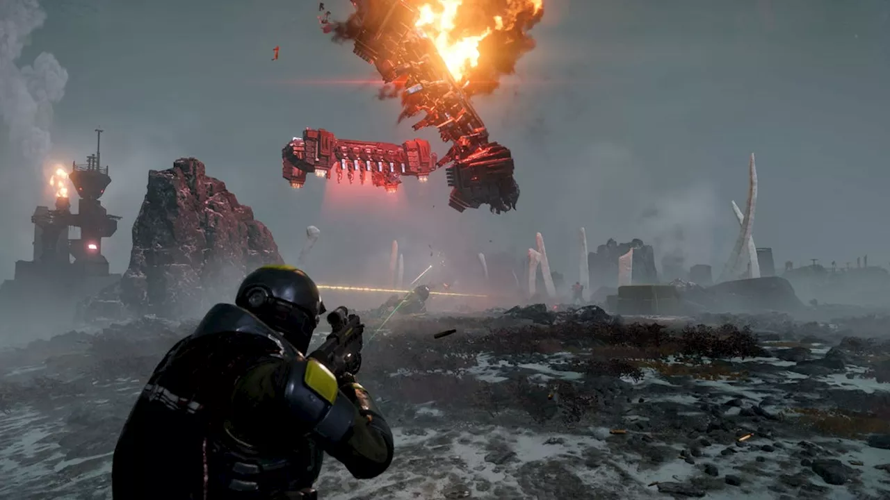 Helldivers 2’s Robots Back With A Vengeance, Now Have Gunships And Walking Tanks
