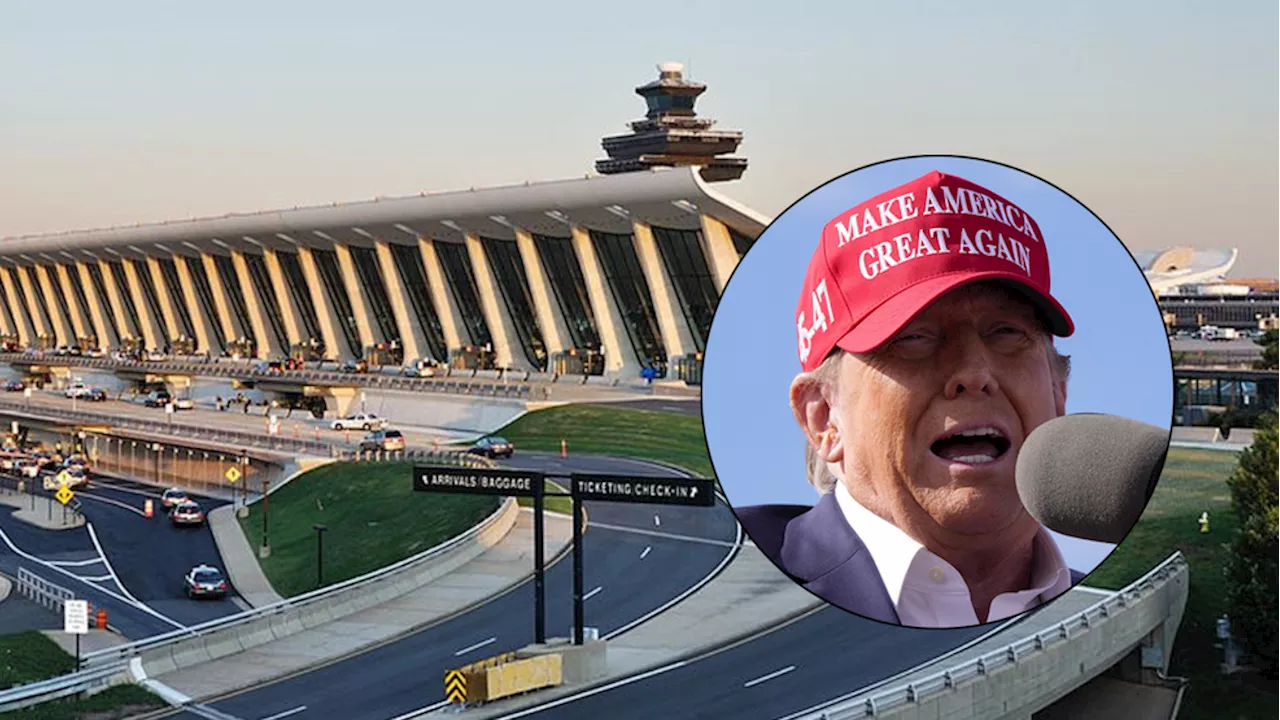 House Republicans Push to Rename Washington Dulles Airport After Trump