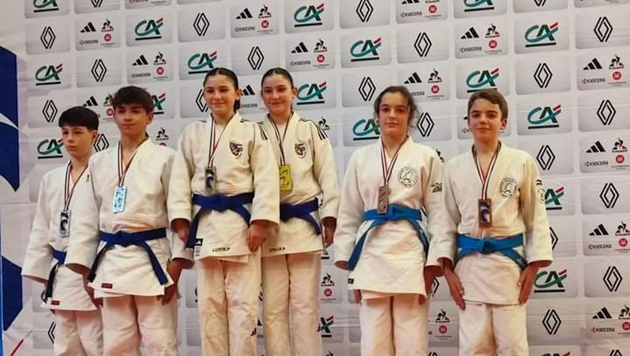 Judo : les jumeaux néracais Faustine et Léandre Larigaldie décrochent la médaille de bronze aux championnats d