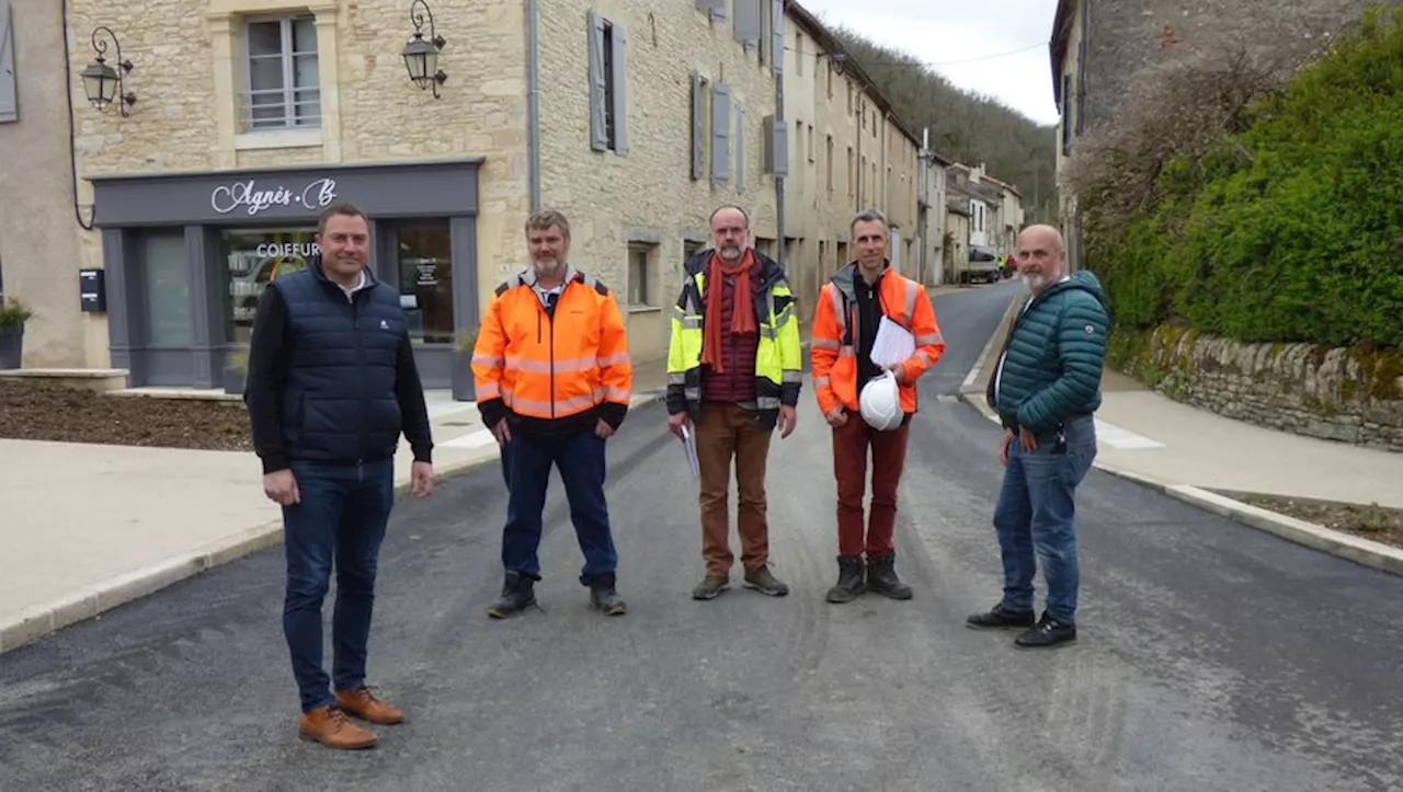 L’entrée est de Catus libérée des travaux