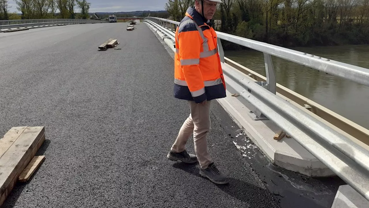VIDEO. Un mois avant son inauguration près d’Agen, le pont de Camélat rescapé de l’inflation