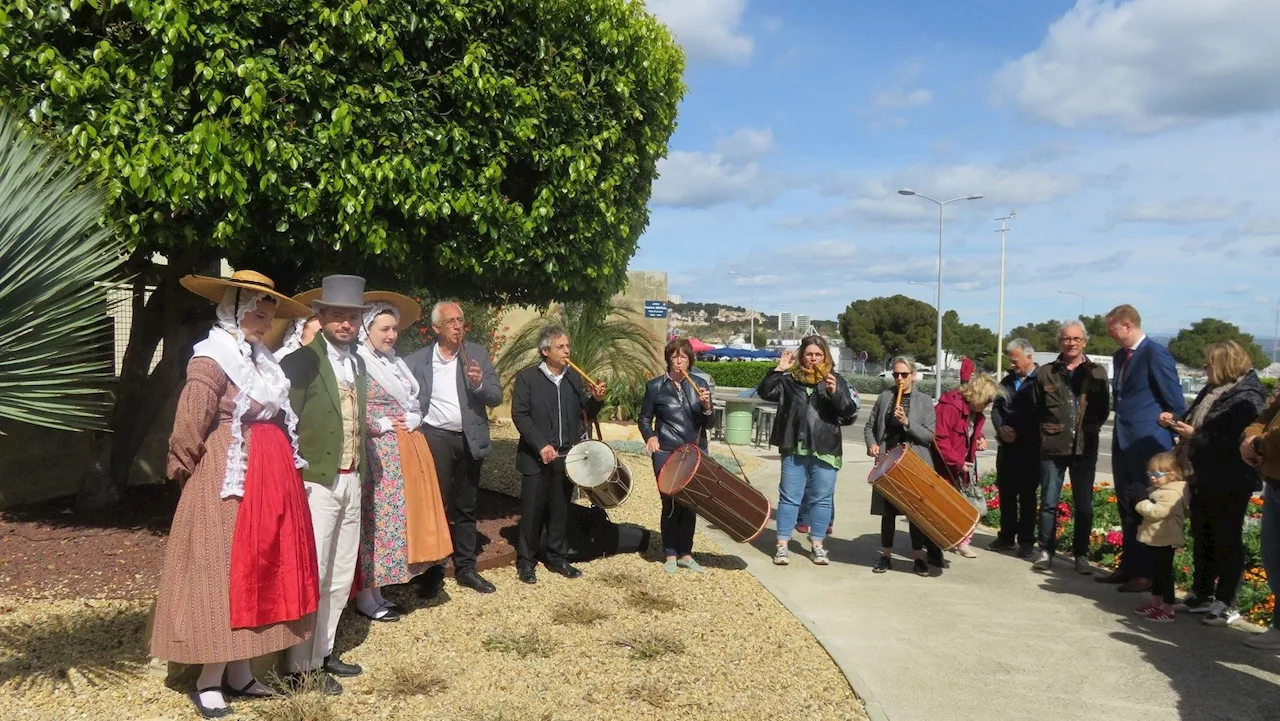 Inauguration du jardin Frédéric-Mistral à Jonquières