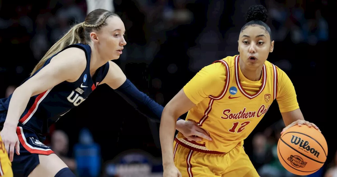 USC vs. UConn in Elite Eight live updates: JuJu Watkins breaks freshman scoring record