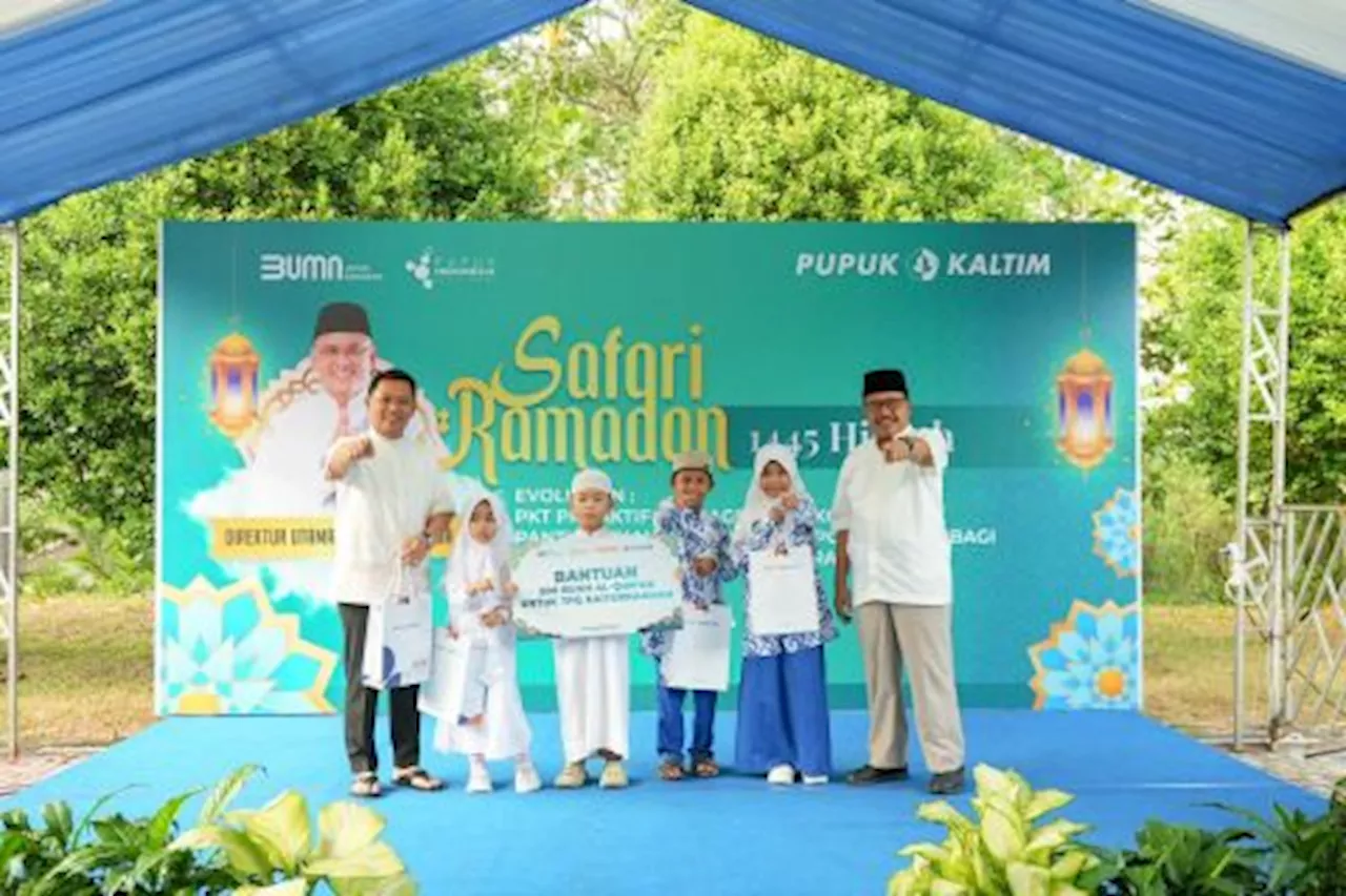 Pupuk Kaltim Serahkan Bantuan Sosial Senilai Rp1,6 Miliar