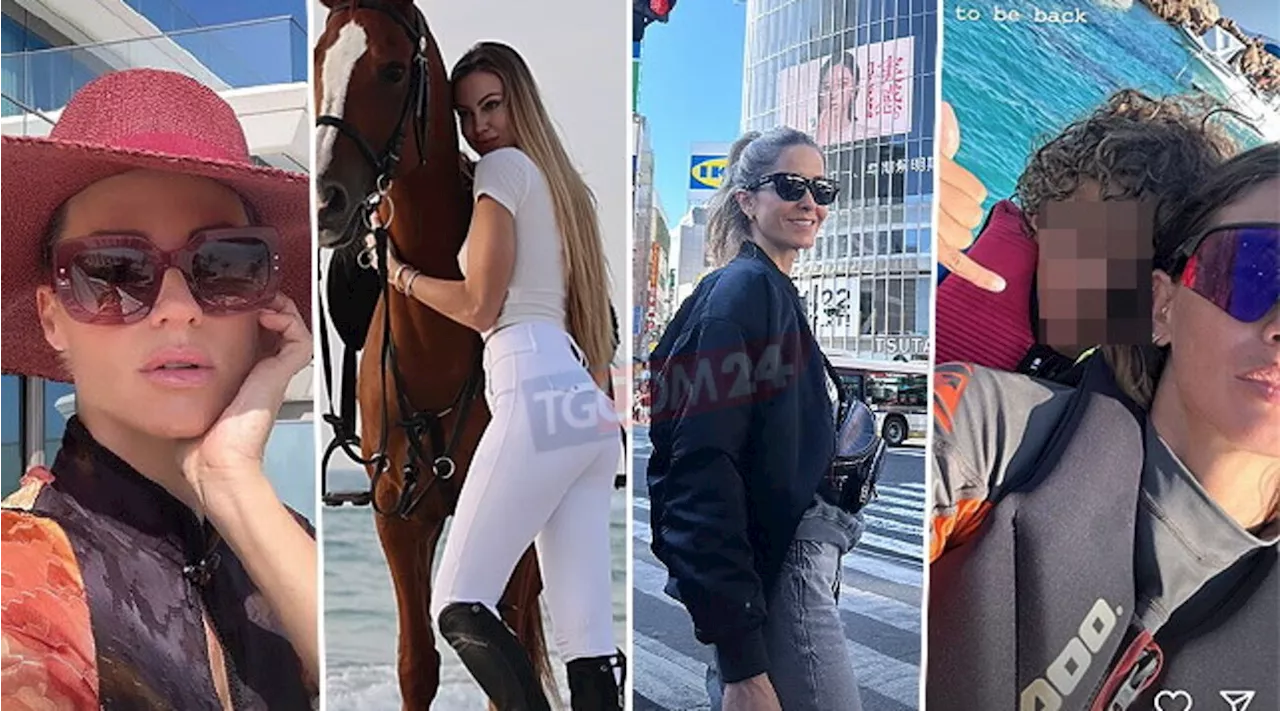 Totti, Hunziker, Satta, Ferragni: le vip sono tutte in vacanza