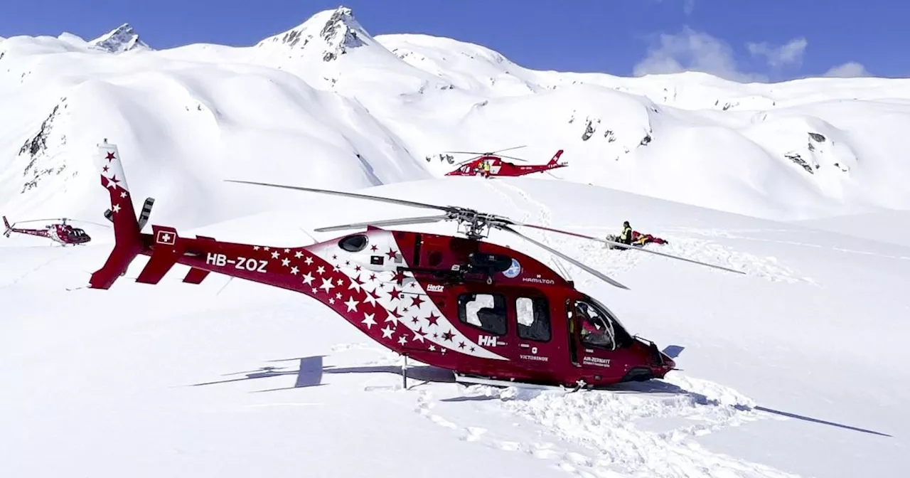 Swiss Alps helicopter crash kills three people and injures three more