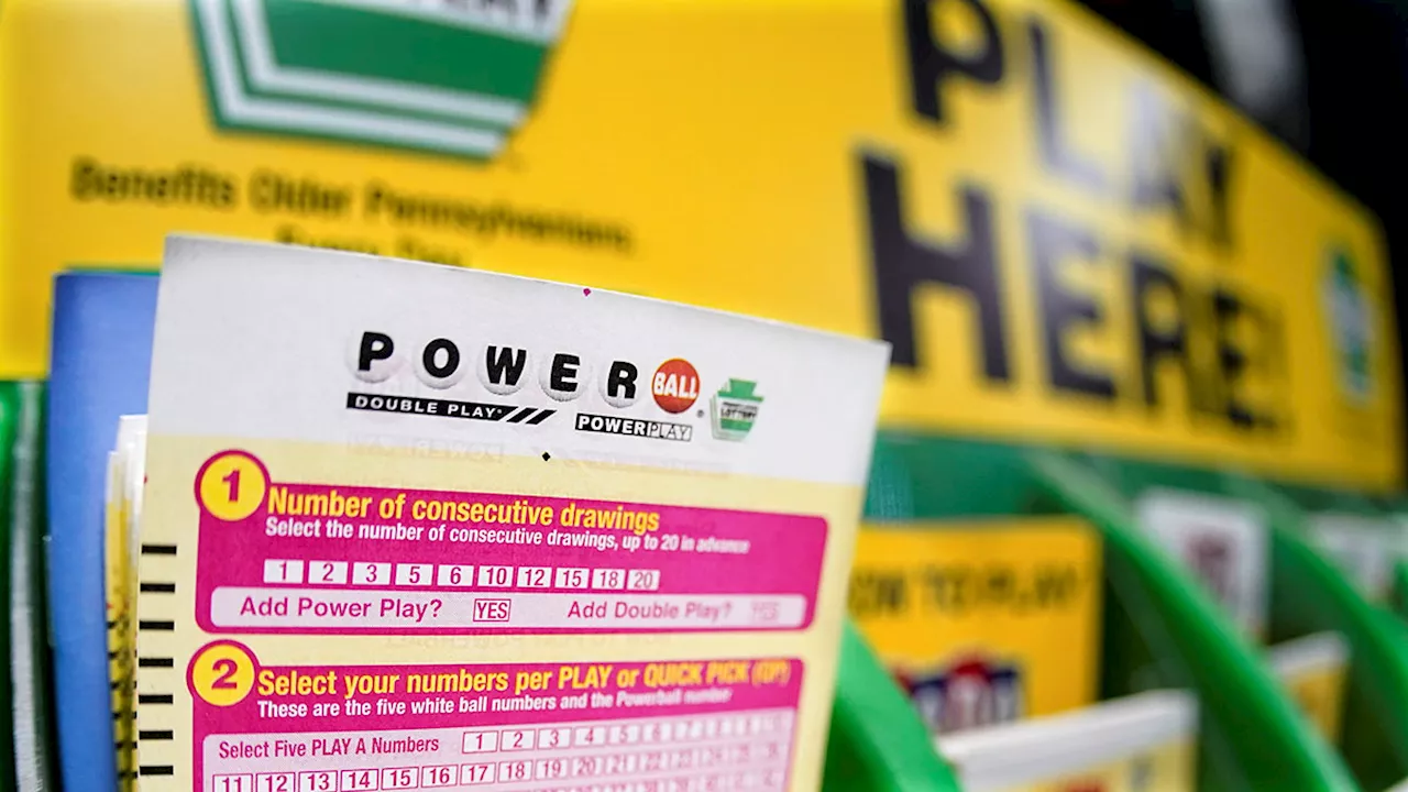 Here are the winning numbers for Monday's $1 billion Powerball jackpot drawing