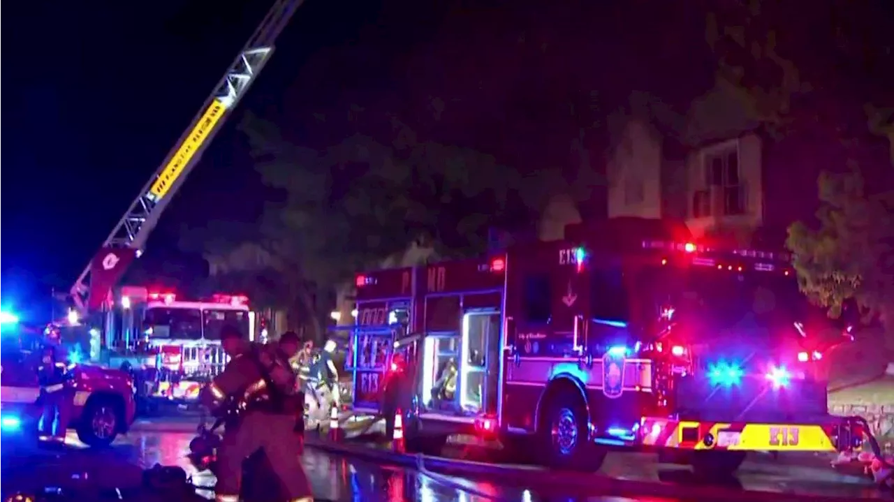 Plano house catches fire as severe weather moves through North Texas