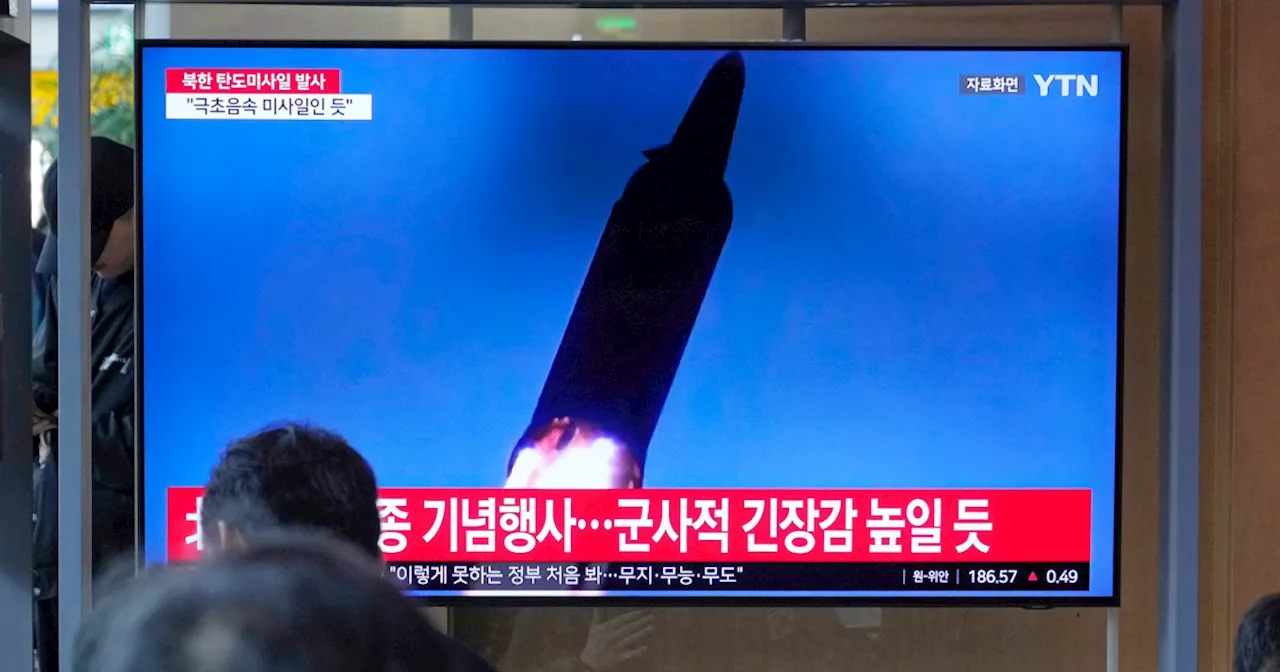 North Korea fires an intermediate-range missile, South Korea says