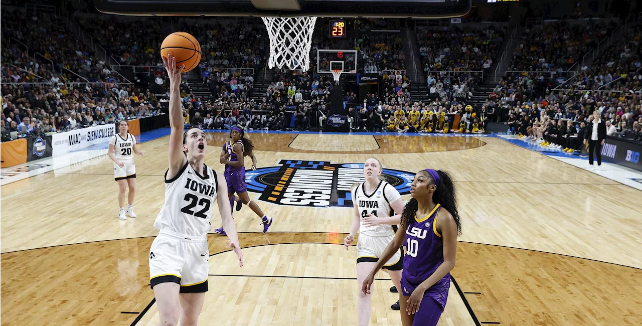 Caitlin Clark, Iowa make fans erupt after eliminating Angel Reese, LSU in Elite Eight