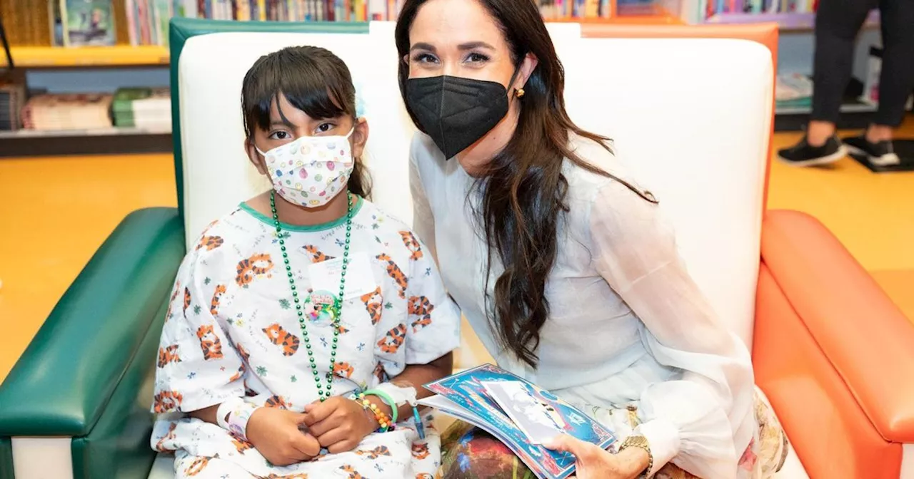 Meghan Markle Shows Off Acting Skills During Visit to Children's Hospital