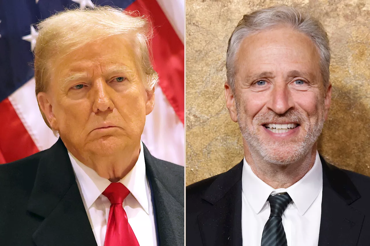 Jon Stewart Mocks Censored Donald Trump Video