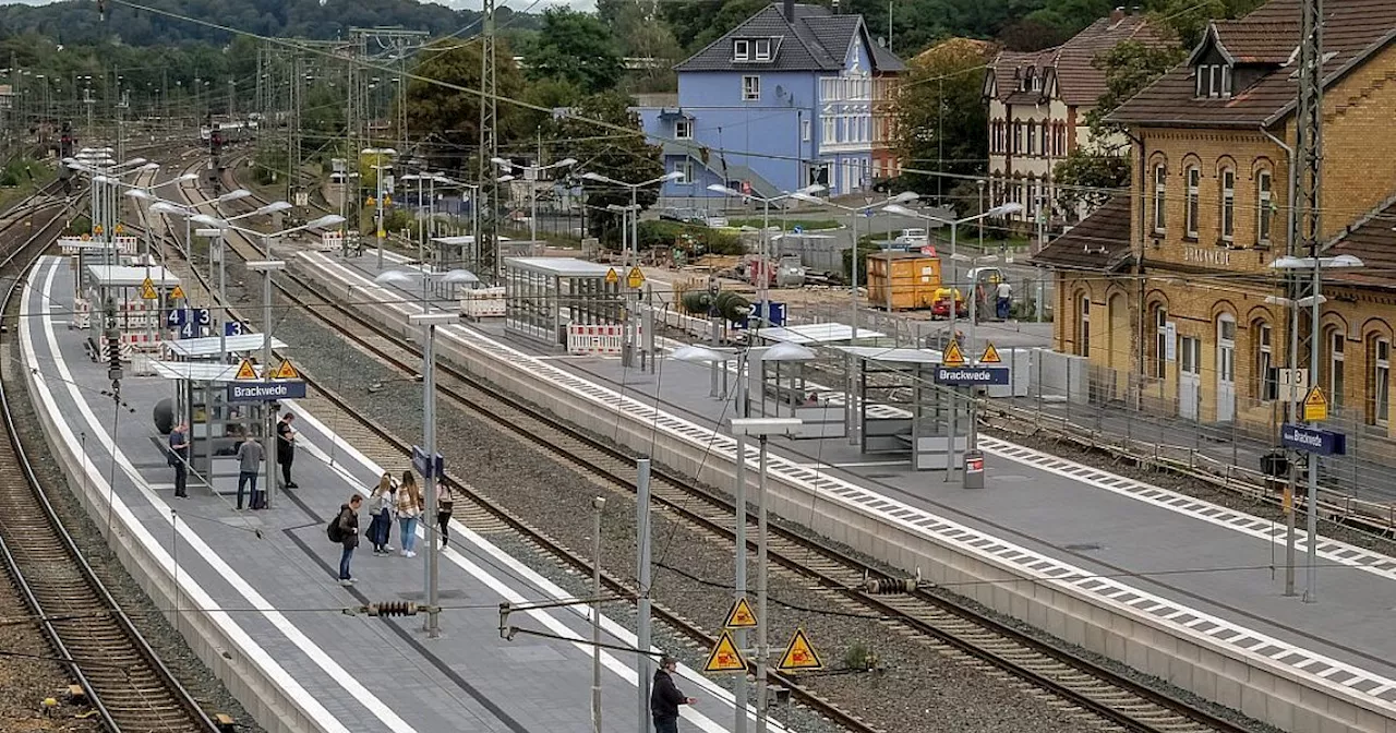 Notarzteinsatz: Person unter Zug in Bielefeld - Bahnverkehr unterbrochen