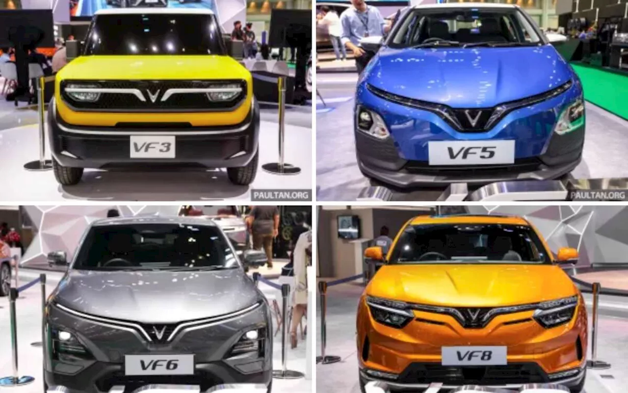 Bangkok 2024: Vinfast enters Thailand – VF e34 June launch; VF3, VF5, VF6, VF7, VF8, VF9 EVs previewed