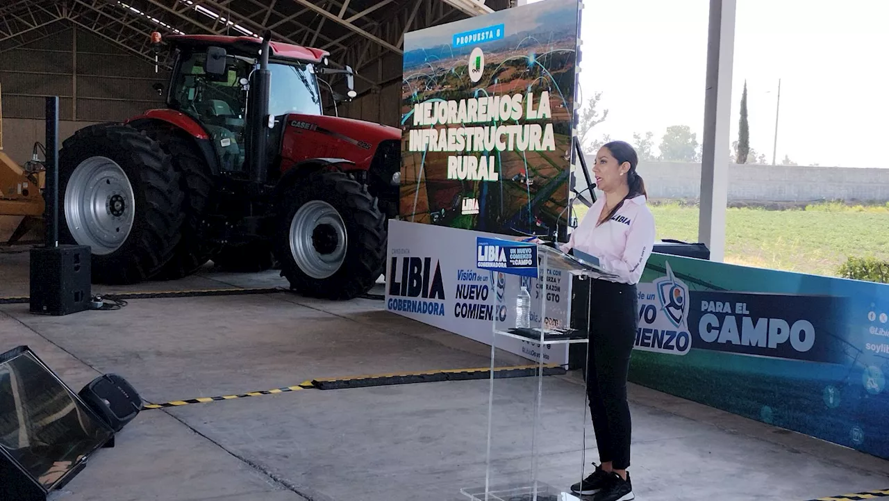 Libia García, candidata de la Alianza “Fuerza y Corazón“, apuesta por tecnificación del campo de Guanajuato