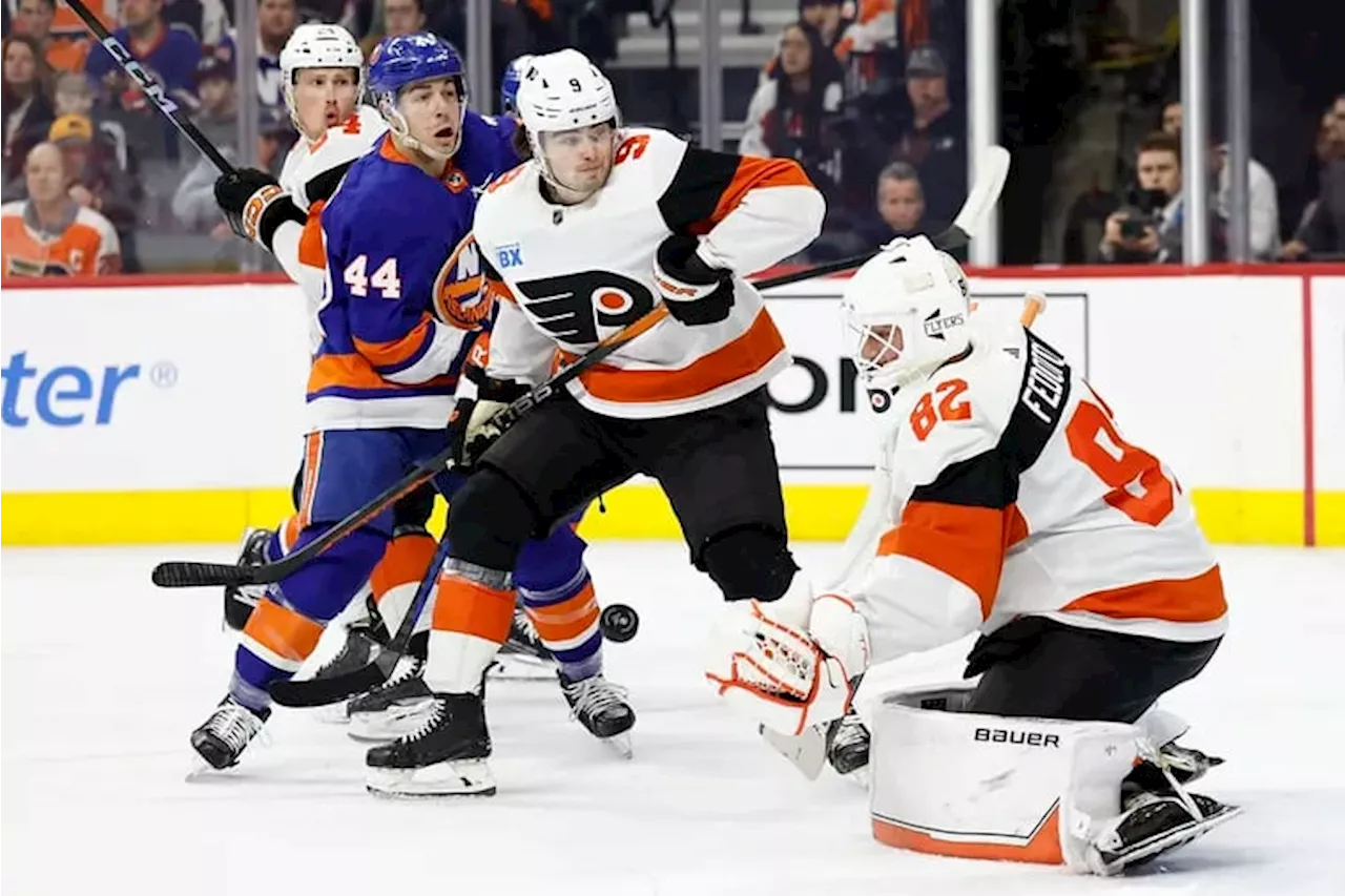 Flyers force OT with 9.6 seconds left, but lose to Islanders 4-3 in Ivan Fedotov’s debut