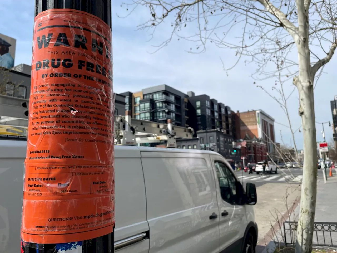 “MPD will begin enforcing 2 new Drug Free Zones Wednesday, April 3, 2024, at 8:00 a.m.”