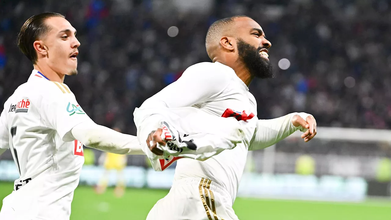 Coupe de France: l'OL premier qualifié pour la finale après une large victoire contre Valenciennes