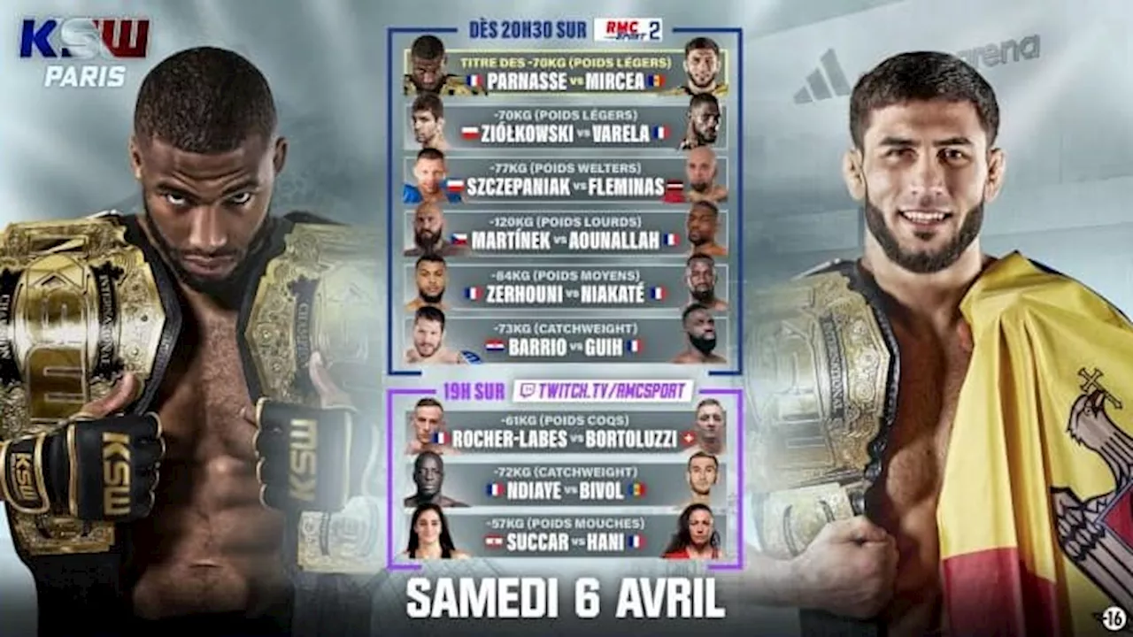 Le KSW, la meilleure ligue européenne de MMA, débarque enfin en France!