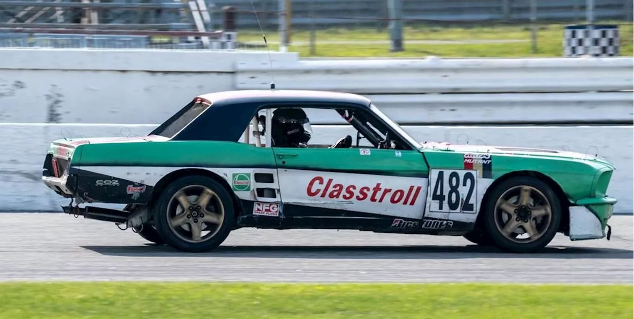 Watch a Honda-Swapped, Mid-Engine Ford Mustang Race LeMons