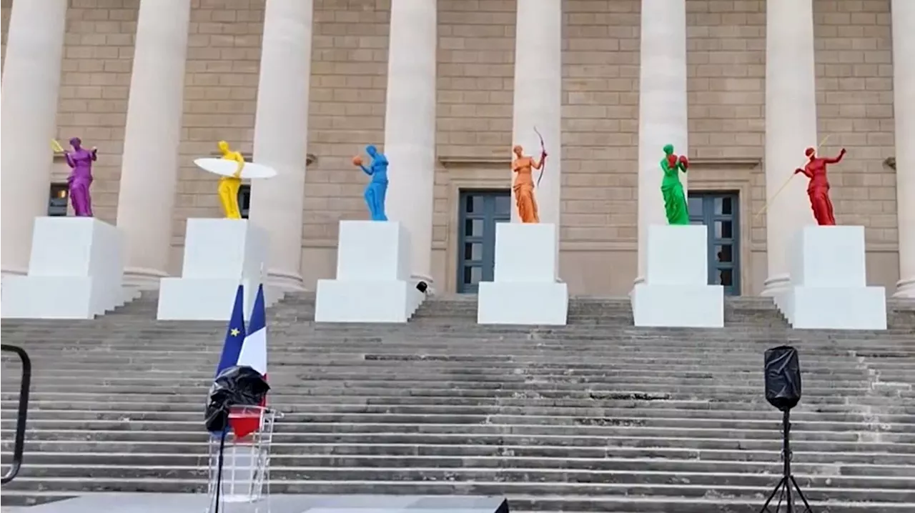 Installation artistique 'La Beauté et le Geste' à Paris pour les Jeux Olympiques de 2024