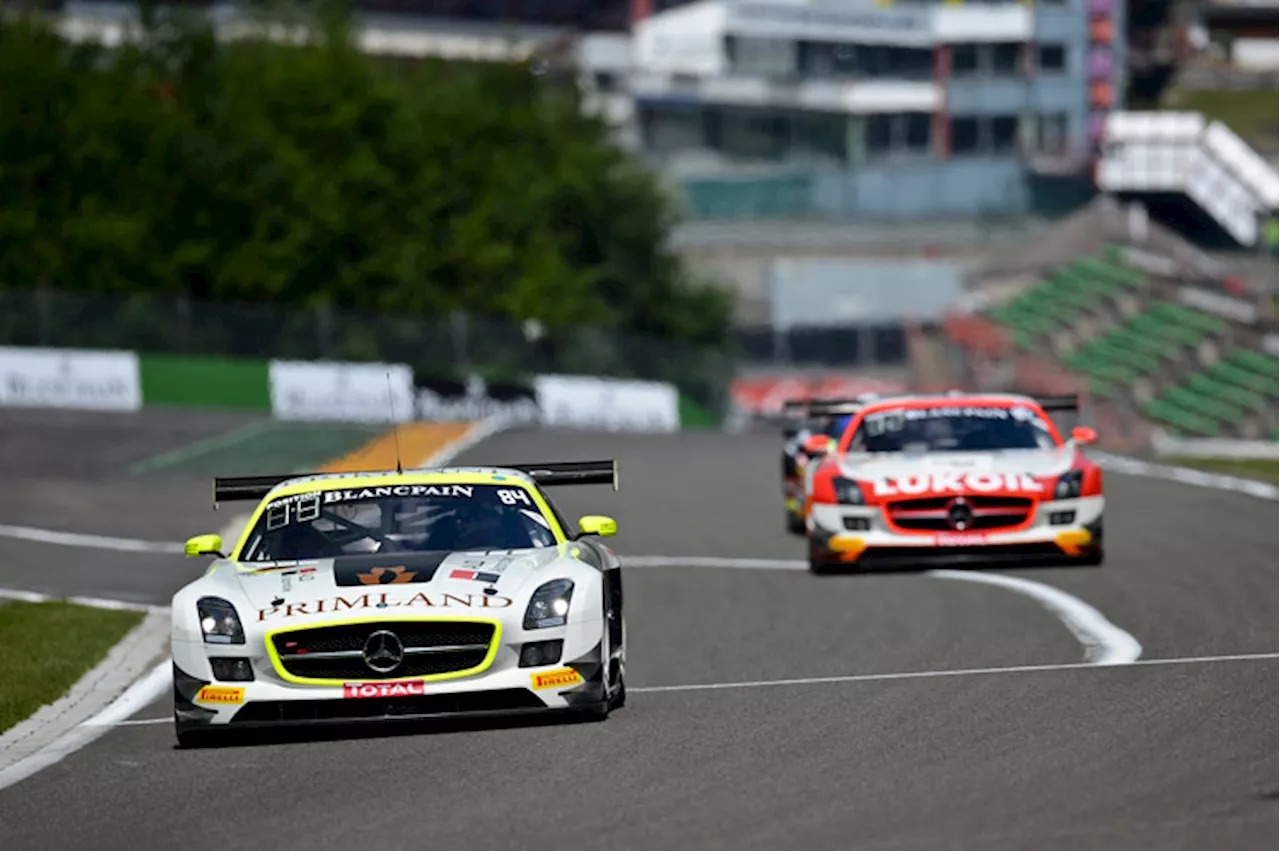 24h Spa: Mercedes/Schneider zum Auftakt vorn