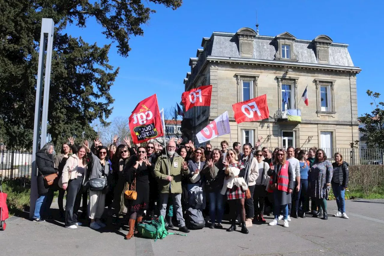 Rassemblements devant les mairies de Créon, Bègles, Lormont et Mérignac