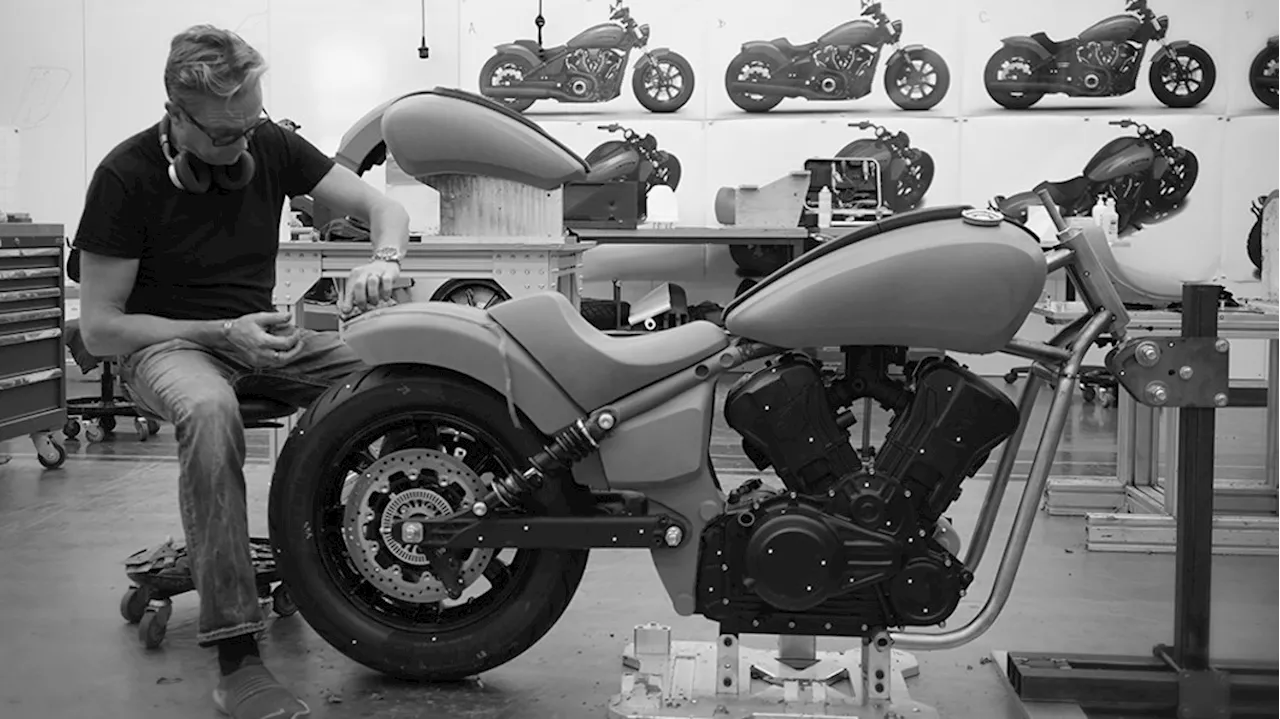 The 2025 Indian Scout took inspiration from classic American car designs