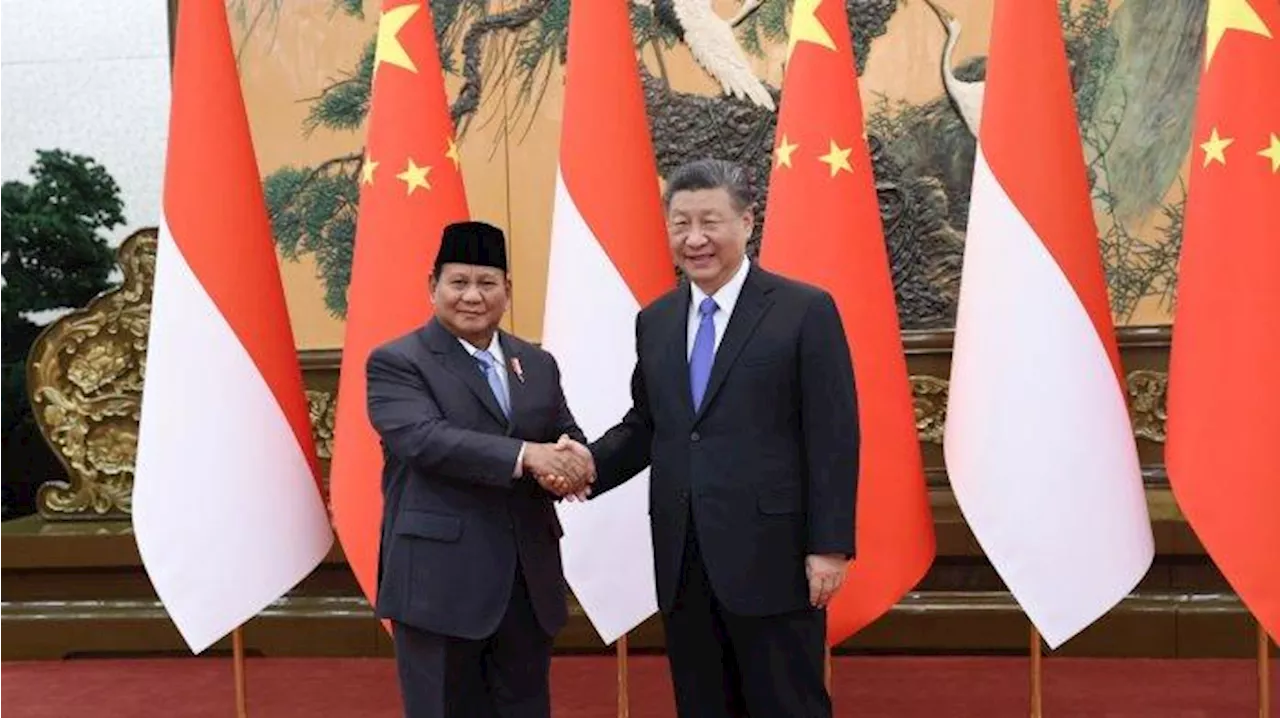 BERITA FOTO Momen Prabowo Subianto Disambut Xi Jinping di Beijing Sebagai Presiden Terpilih