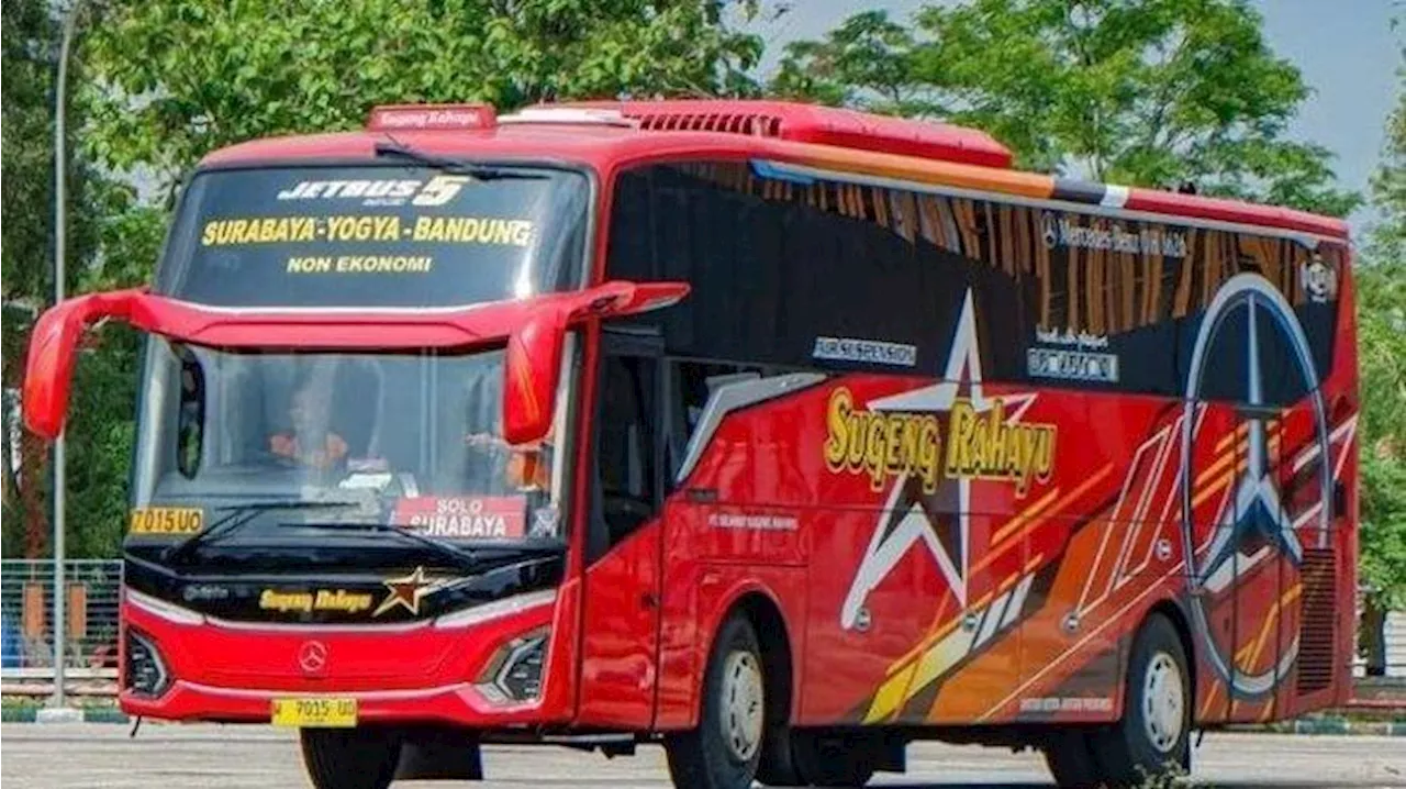 Tarif Lebaran 3 Trayek Bus Patas Sugeng Rahayu dari Jember dan Surabaya ke Cilacap-Kuningan-Bandung