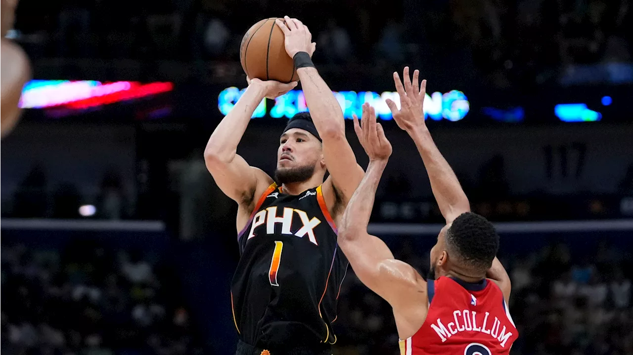 Booker scores 52 points to lift Suns over Pelicans